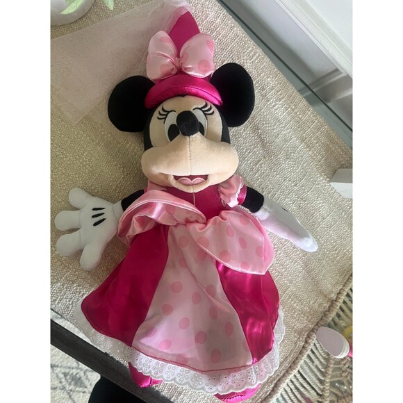 Minnie Mouse 22" Disney World Parks Pink Plush Doll Pink Princess, Disneyland - Picture 4 of 5